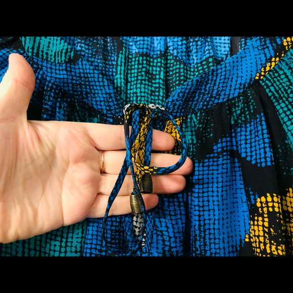 Alice & Trixie 100%Silk Dress Tunic size S Floral summer long sleeves - Picture 6 of 14